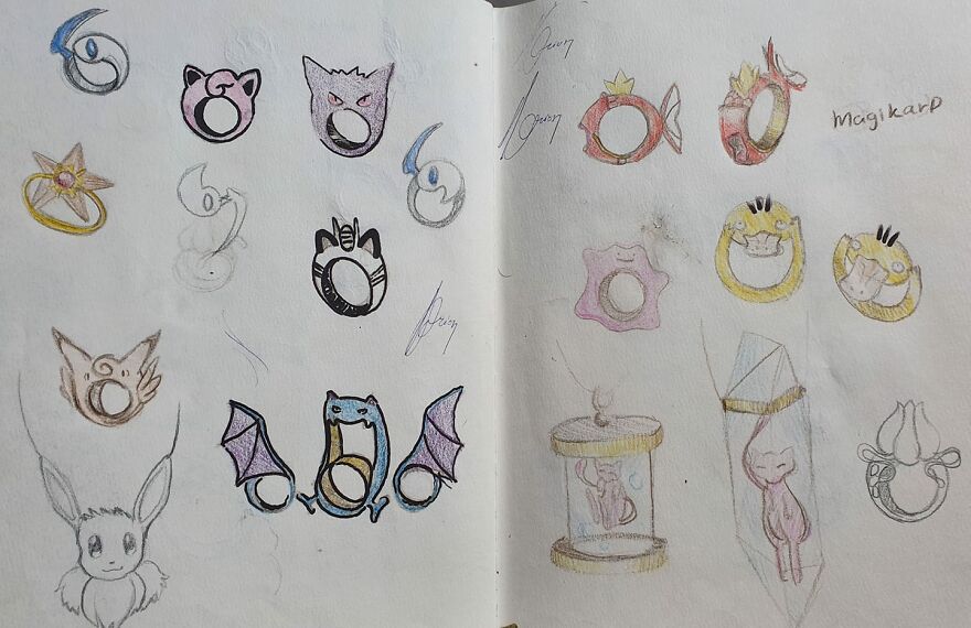 Our Process Of Creating The Pokemon Jewelry Our Process Of Creating The Pokemon Jewelry