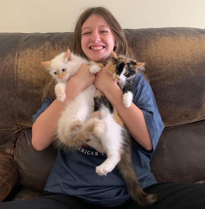 My Kitties Buffy And Casper