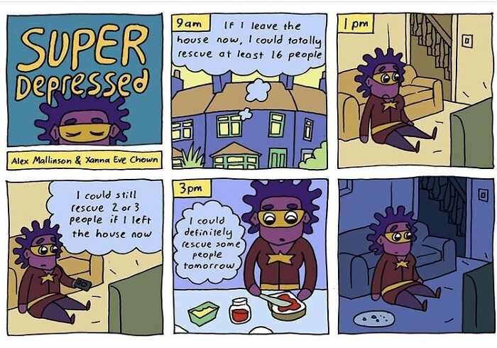 "What If Superman Had Depression?": 10 Comics Made By Us