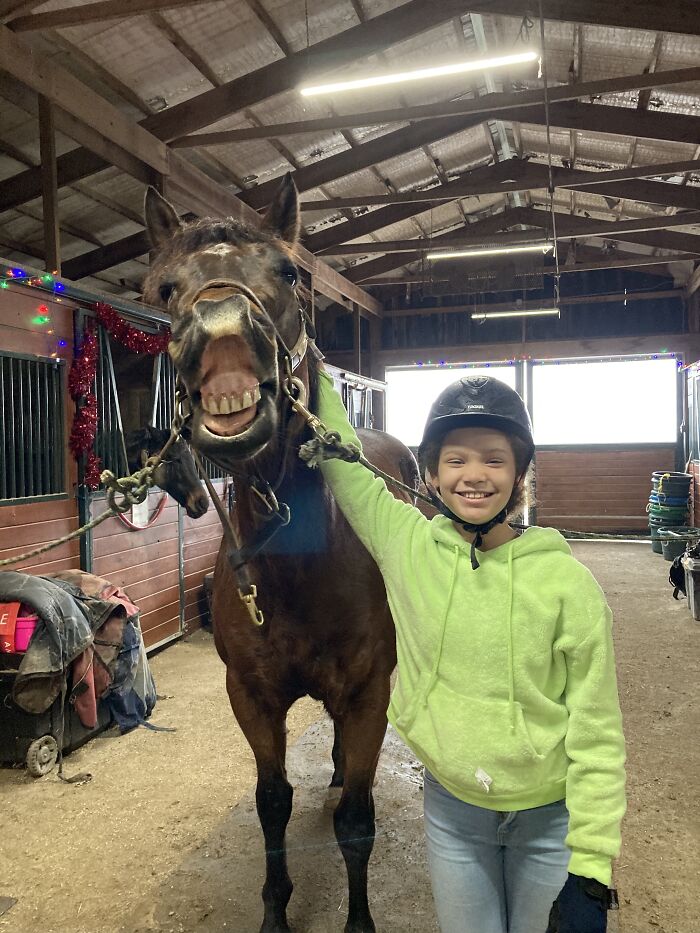 He Just Couldn’t Stop Smiling (Jaxon The Thoroughbred )