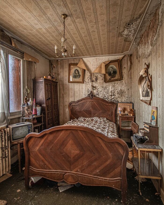 Abandoned Bedroom, France