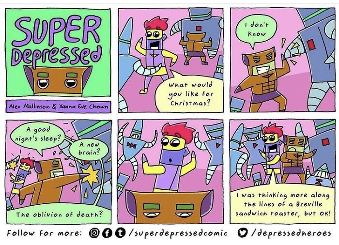 "What If Superman Had Depression?": 10 Comics Made By Us