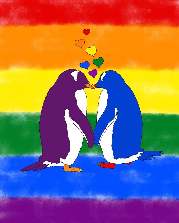 Pride Penguins! 🐧💗🐧🏳️‍🌈