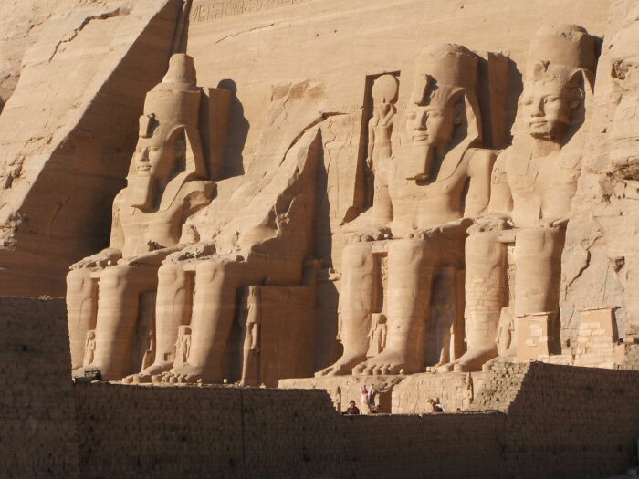 Abu Simbel. No Banana For Size, But Check Out The Tiny People At The Bottom