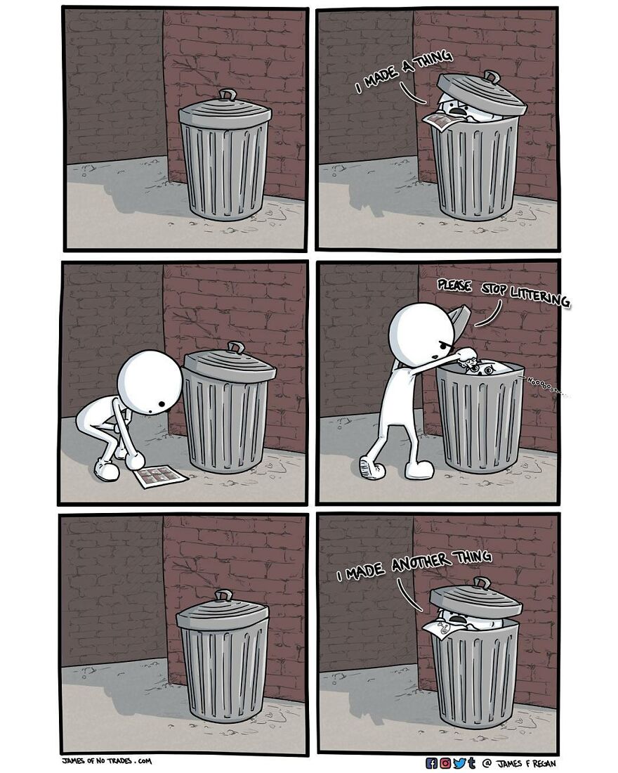 Artist Continues To Create Comics About How To Fight Depression With Humor