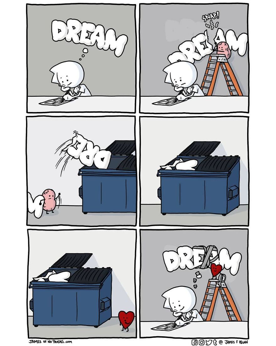 Artist Continues To Create Comics About How To Fight Depression With Humor