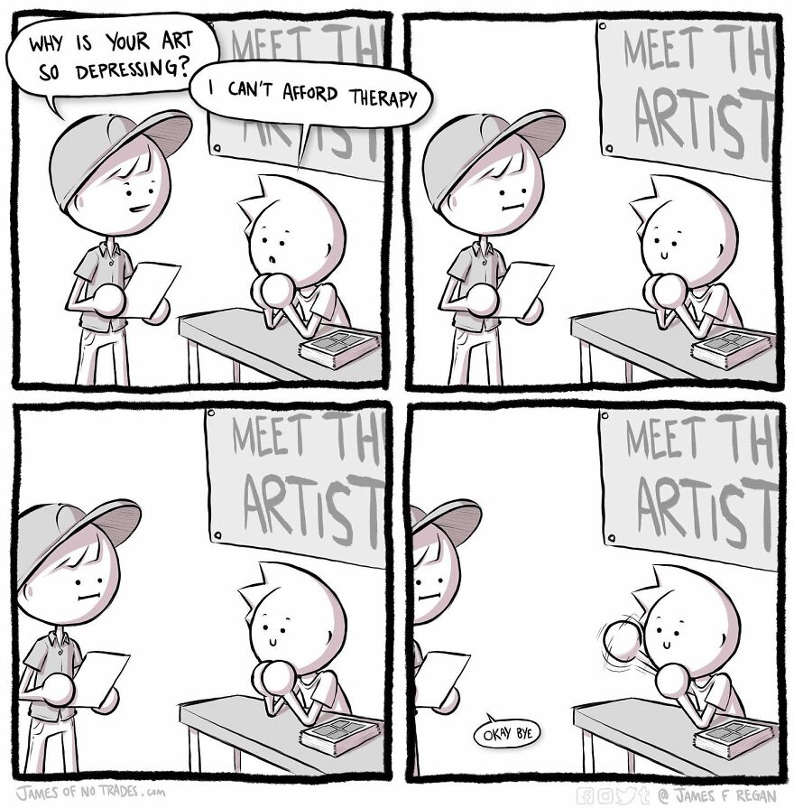 Artist Continues To Create Comics About How To Fight Depression With Humor