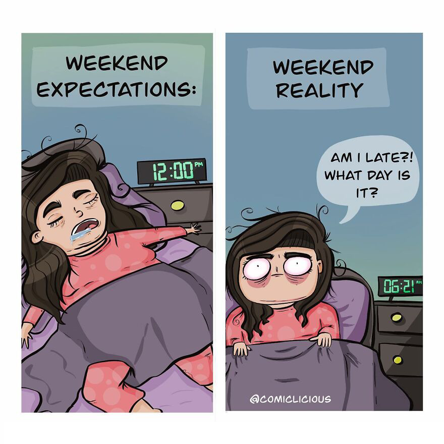 Artist's Witty Comics About Random Thoughts And Experiences