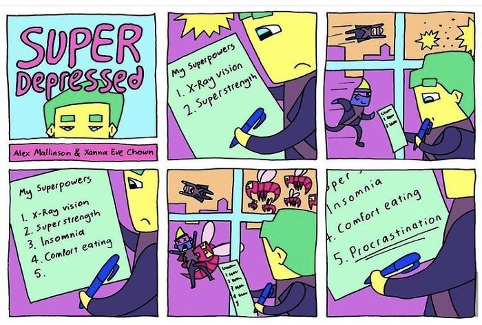 "What If Superman Had Depression?": 10 Comics Made By Us