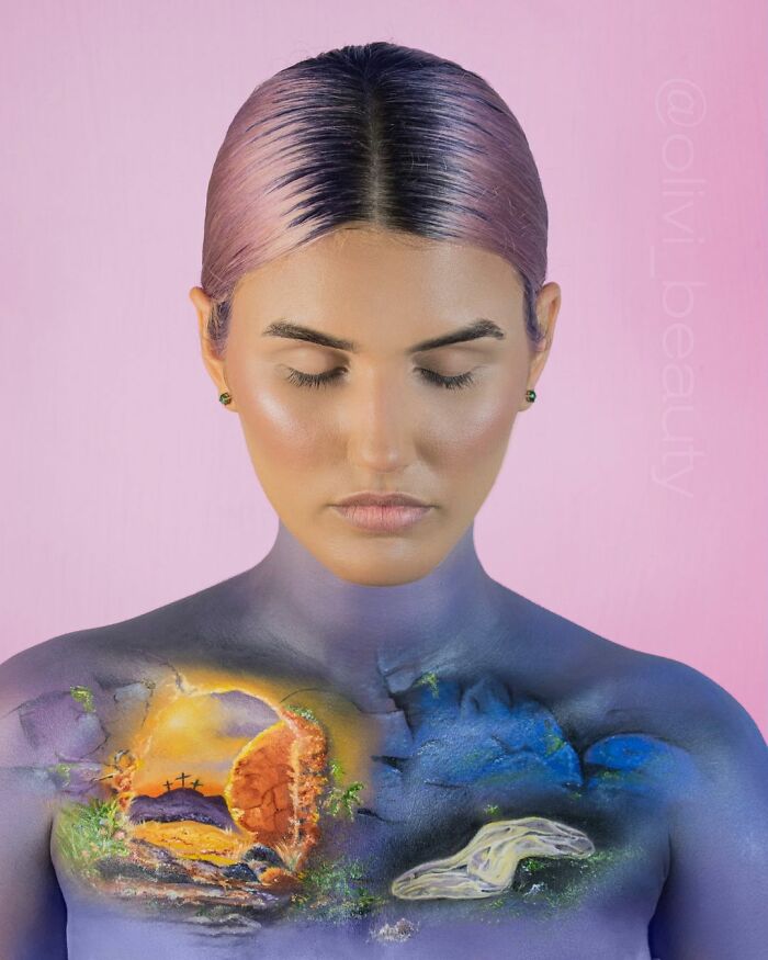 Extraordinary Makeup : A Couple Impressed Everyone With Their Great Artistic Skills ( 20 Pics )