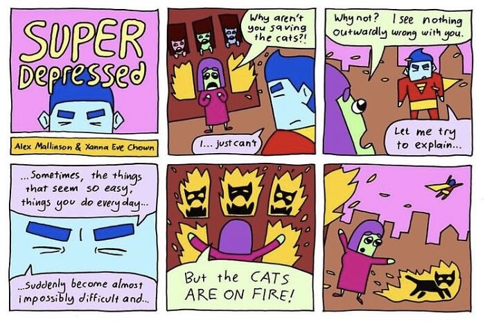 "What If Superman Had Depression?": 10 Comics Made By Us