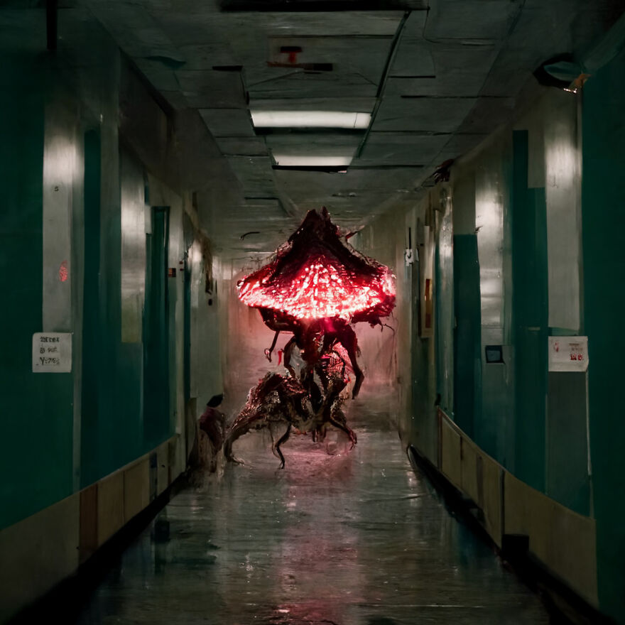 Monster In The Hallway