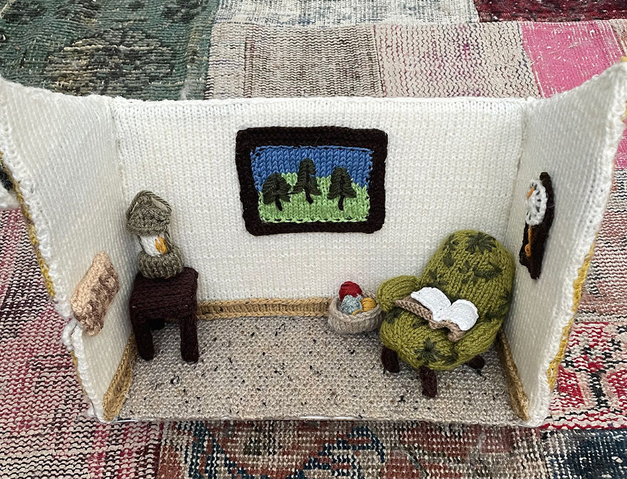 I Knit A Tiny House And Now I Want To Shrink And Move In