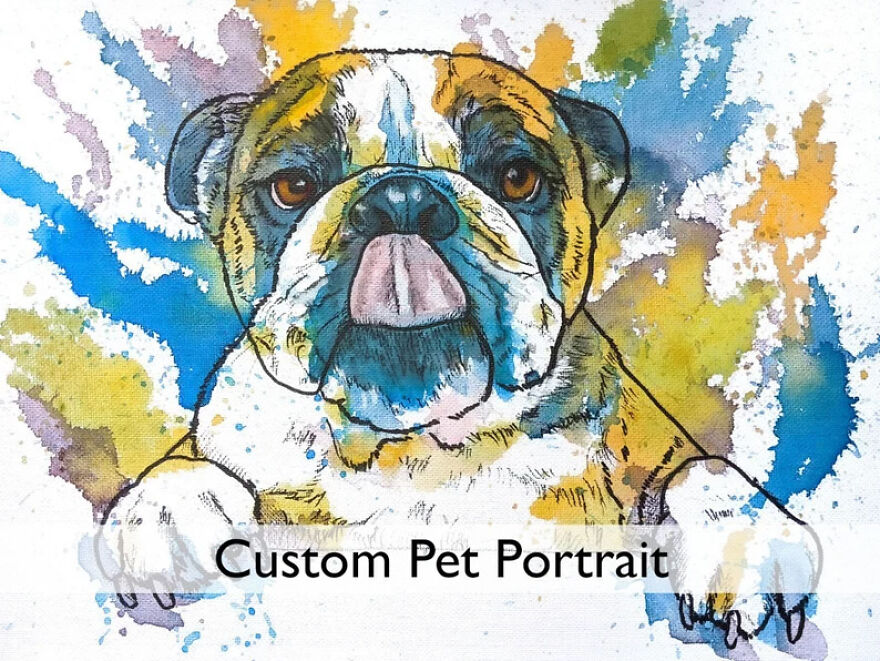 I Turn Your Pet Photos Into Personalized And Colorful Works Of Art I Turn Your Pet Photos Into Personalized And Colorful Works Of Art
