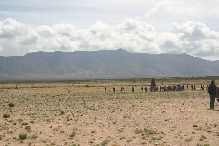 Trinity Site. Where The World's First Nuclear Bomb Was Exploded On June 16th 1945