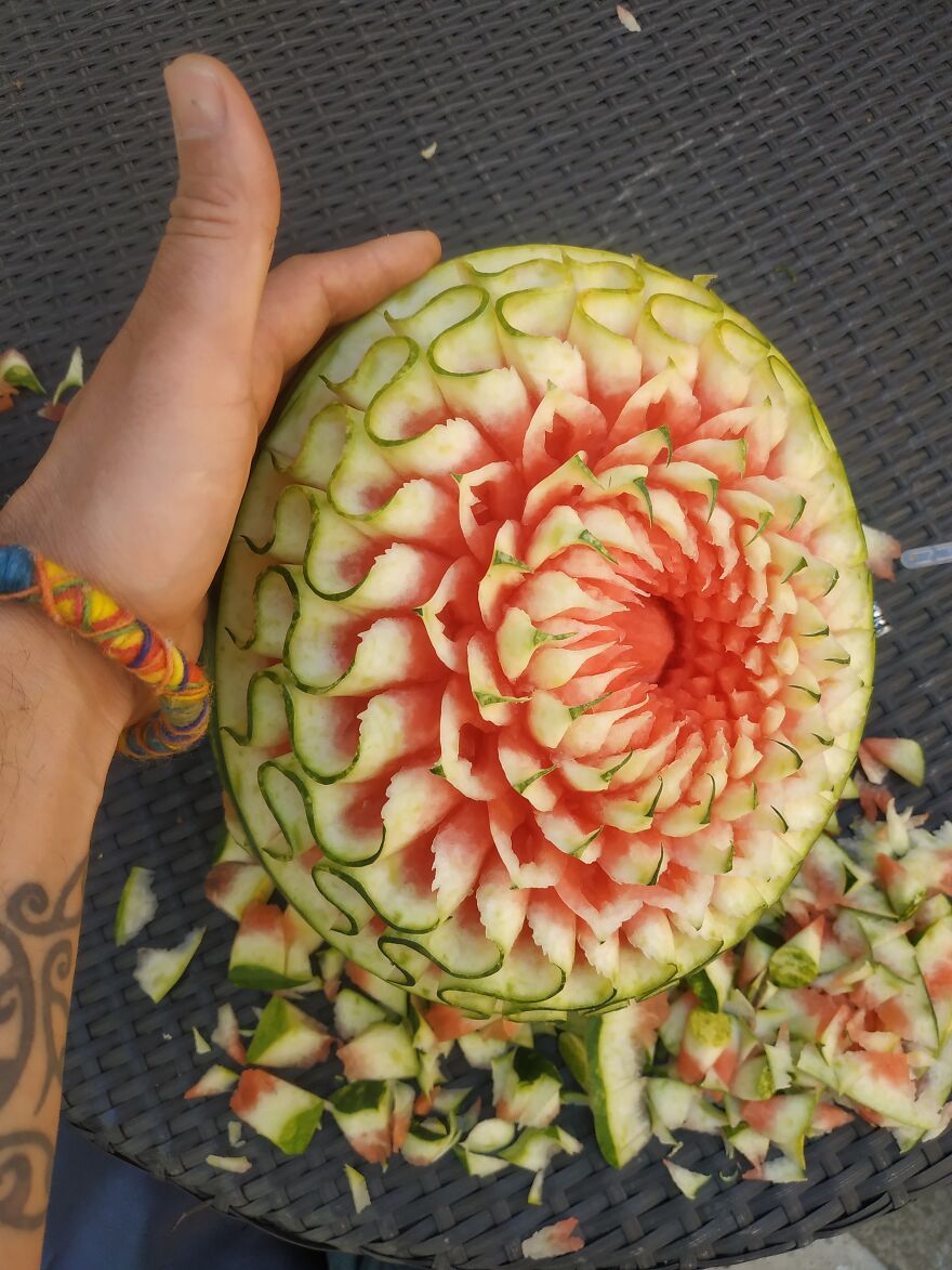 I Carved Watermelons That Shouldn't Be Eaten (13 Pics)