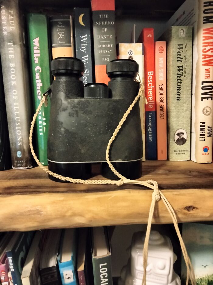 Wwii Era Binoculars, With Case