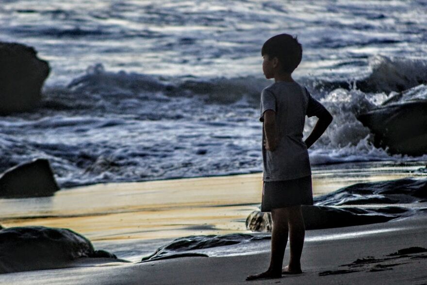 Boy On The Beach