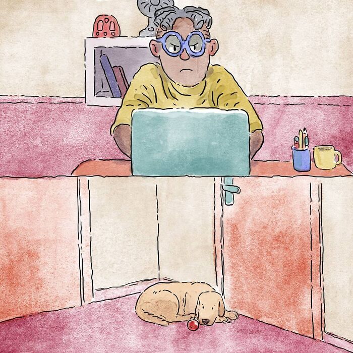 Este artista crea 3 emotivos cómics sobre la vida con un gato y un perro inspirados en sus experiencias personales