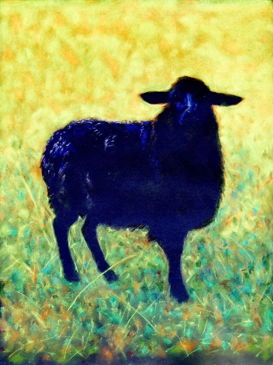 Double Negative Black Sheep, Giclee Print, Edition Of 25, 24” X 18”,
