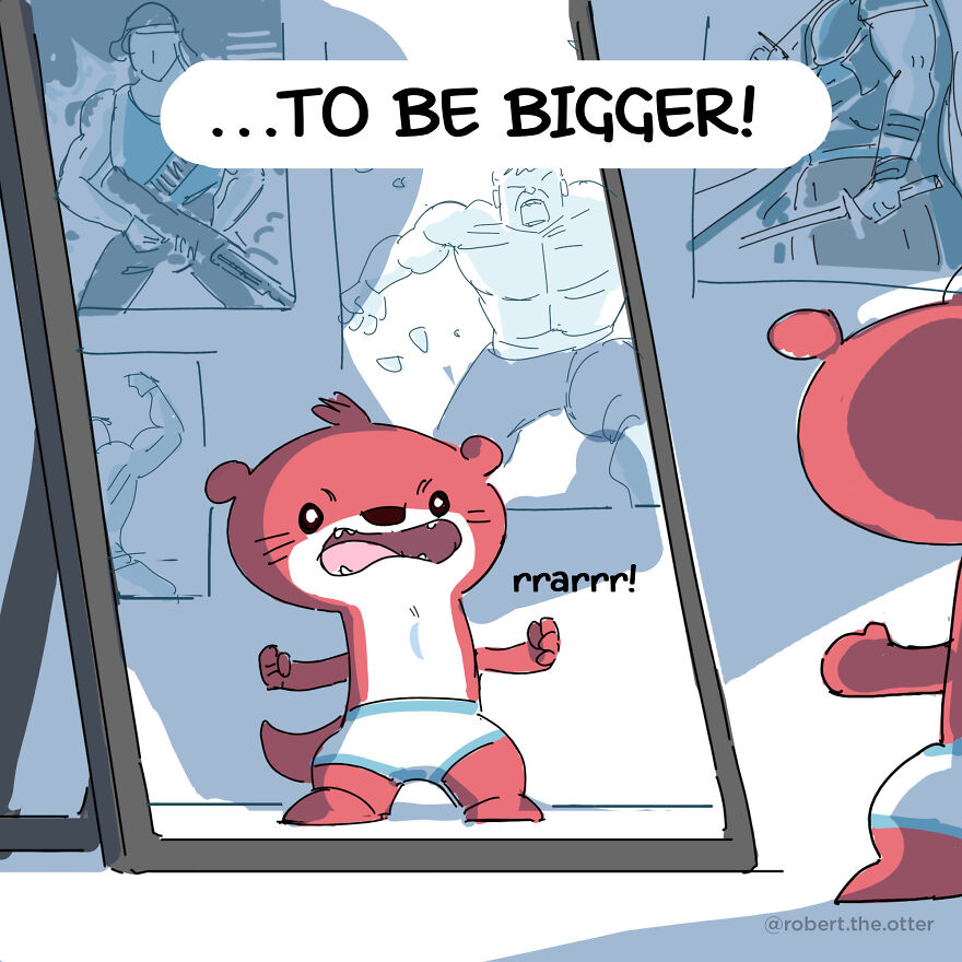 Man-Up: My Wholesome Comic About An Otter Who Overcame Societal Expectations And Learned To Love Himself For Who He Is Man-Up: My Wholesome Comic About An Otter Who Overcame Societal Expectations And Learned To Love Himself For Who He Is