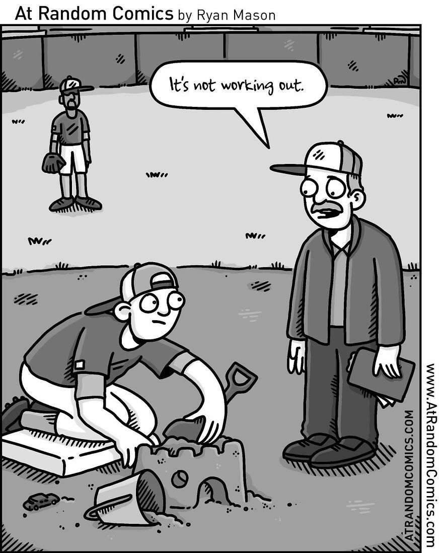 Ryan Mason's Hilarious Single-Panel Comics With Sudden Twists (New Pics)