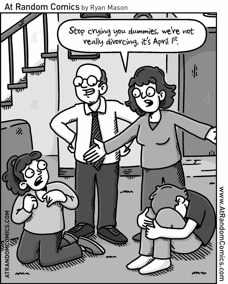 Ryan Mason's Hilarious Single-Panel Comics With Sudden Twists (New Pics)