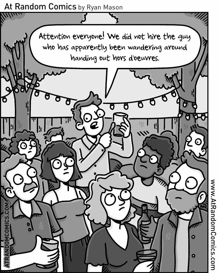 Ryan Mason's Hilarious Single-Panel Comics With Sudden Twists (New Pics)