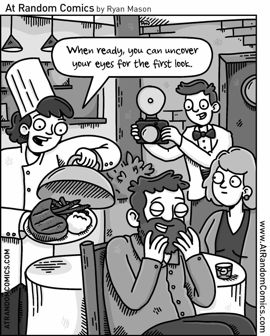 Ryan Mason's Hilarious Single-Panel Comics With Sudden Twists (New Pics)