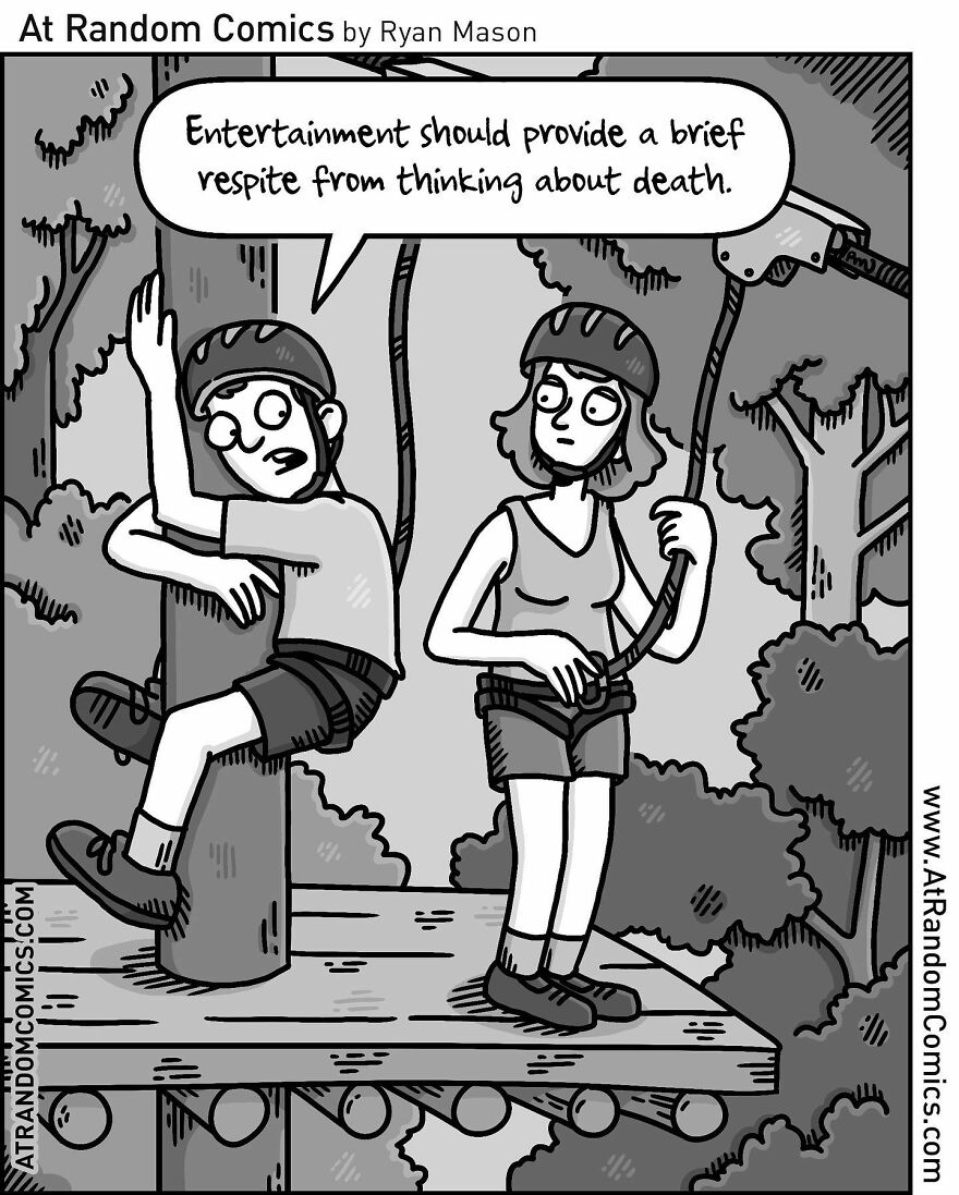 Ryan Mason's Hilarious Single-Panel Comics With Sudden Twists (New Pics)