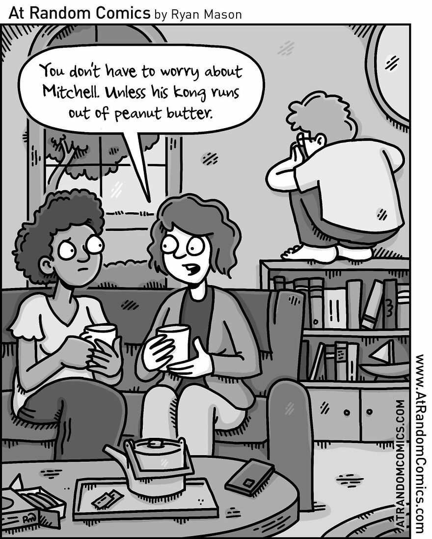 Ryan Mason's Hilarious Single-Panel Comics With Sudden Twists (New Pics)