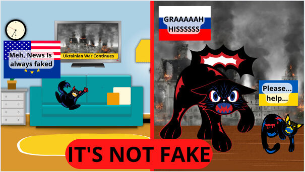 A 'Friend' Of Mine Doesn't Think It's Real (I Don't Hate The Eu/Us, They're Just The Biggest Places With Flags Apart From Russia)