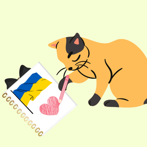 Another Of My Cat/Ukraine Creations