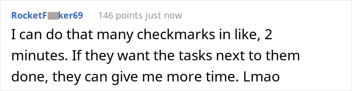 Housekeeper Getting $12/Hour Receives A Checklist With 85 Tasks She Has To Complete In An Hour To Not Get Fired Housekeeper Getting $12/Hour Receives A Checklist With 85 Tasks She Has To Complete In An Hour To Not Get Fired
