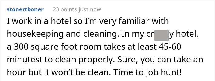 Housekeeper Getting $12/Hour Receives A Checklist With 85 Tasks She Has To Complete In An Hour To Not Get Fired Housekeeper Getting $12/Hour Receives A Checklist With 85 Tasks She Has To Complete In An Hour To Not Get Fired