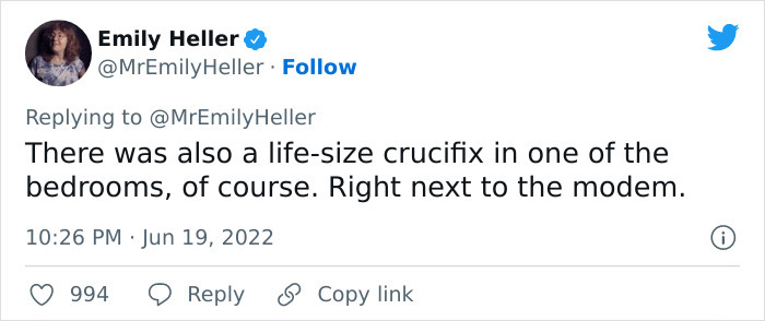 Woman Shares Pictures Of A Disturbingly Weird Airbnb She Stayed At Which Was Drenched In 'Hardcore' Christian Decor Woman Shares Pictures Of A Disturbingly Weird Airbnb She Stayed At Which Was Drenched In 'Hardcore' Christian Decor