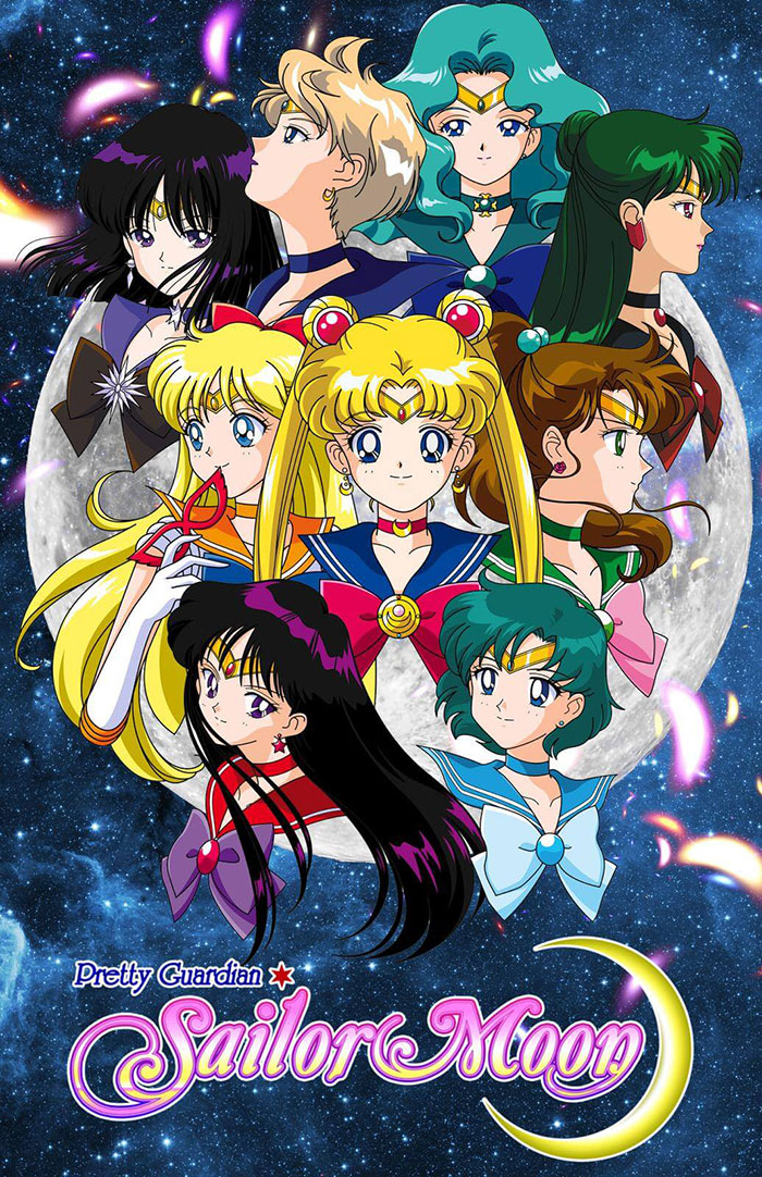 Poster of Sailor Moon alien anime 