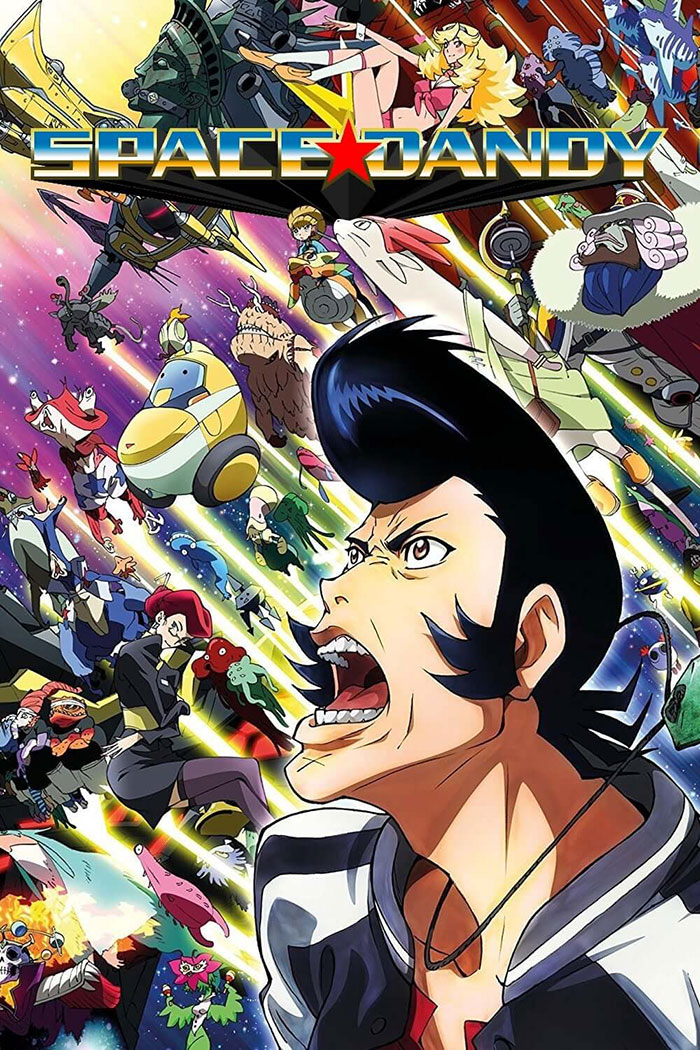 Poster of Space Dandy alien anime 