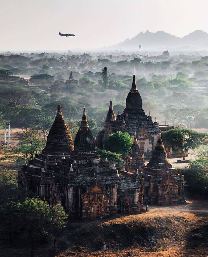 Top View Of Bagan, Myanmar