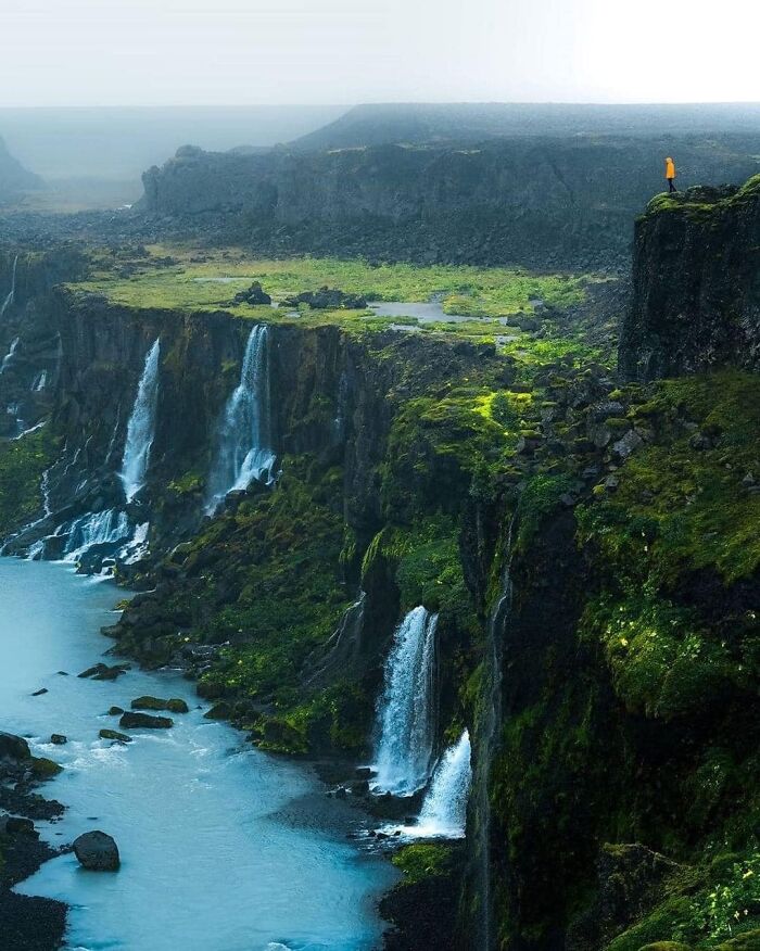 Amazing View, Waterfalls In Iceland