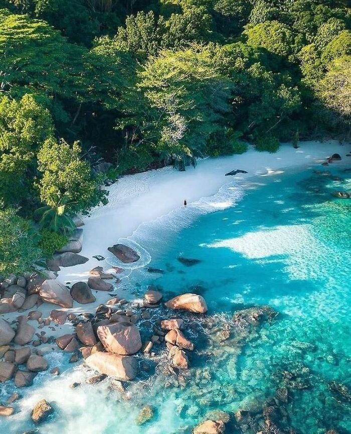 Playa en las Seychelles