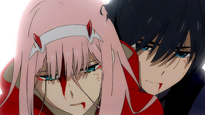 Zero Two And Hiro (Darling In The Franxx)