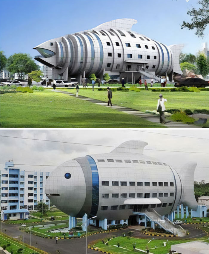 Someone Recently Posted The National Fisheries Development Board Building In Hyderabad, India