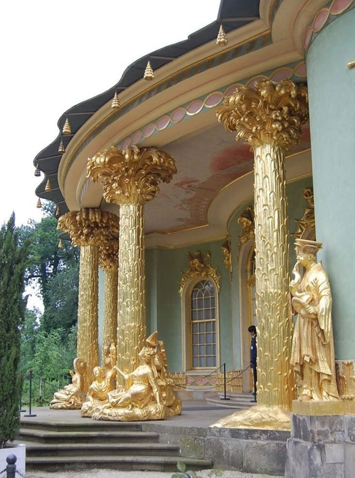 Rococo Architecture Chinese Tea House, Sanssouci Park Potsdam - Germany