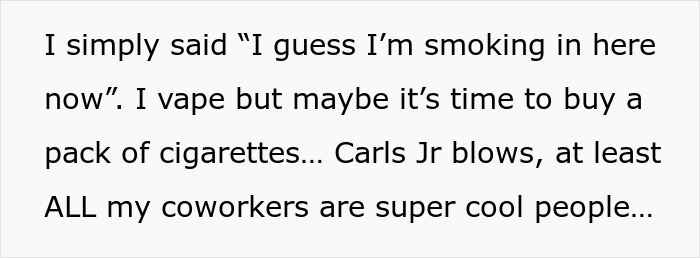 Entitled Boss Gets Slammed Online For Expecting Employees To Not Leave The Building During Lunch Hours Entitled Boss Gets Slammed Online For Expecting Employees To Not Leave The Building During Lunch Hours