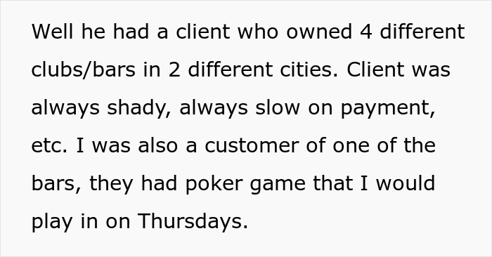 Accountant Finds Out Client Has "Skeletons In The Closet", Gets The IRS Involved And Makes Him Lose Everything Accountant Finds Out Client Has "Skeletons In The Closet", Gets The IRS Involved And Makes Him Lose Everything