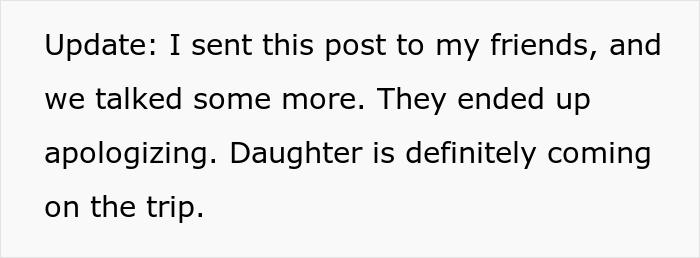 “I Was Baffled”: Argument Ensues After Friends Said Man Can’t Take His 5-Year-Old Daughter On Their Annual Fishing Trip “I Was Baffled”: Argument Ensues After Friends Said Man Can’t Take His 5-Year-Old Daughter On Their Annual Fishing Trip