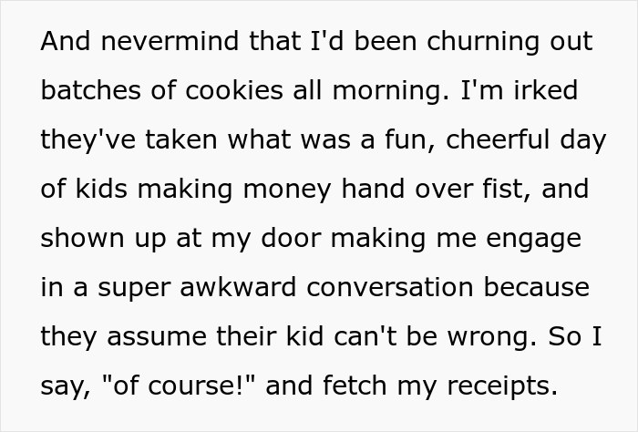 "I'll Show You Fair": Neighbor Maliciously Complies With Mom Who Demanded Bake Sale Profits, Now She's The One Who Has To Pay "I'll Show You Fair": Neighbor Maliciously Complies With Mom Who Demanded Bake Sale Profits, Now She's The One Who Has To Pay