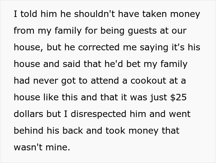 Woman Learns Her Husband Made Her Family Pay For A Cookout They Attended At His 'Luxurious' House While Her In-Laws Enjoyed It For Free