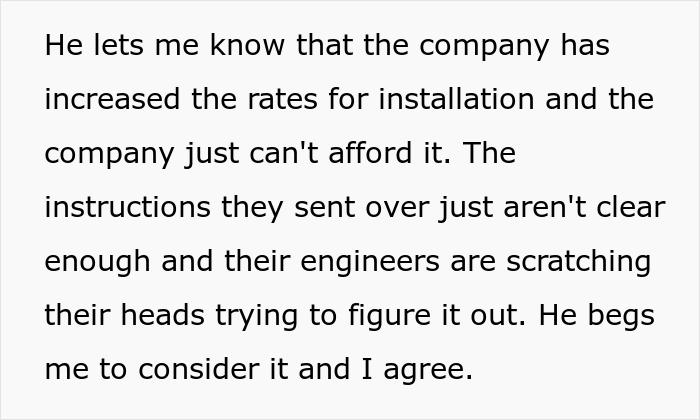 Engineer Is Furious When Company Refuses To Pay For The Work He Did, Makes Sure They Don't Know How To Finish It Before He Leaves Engineer Is Furious When Company Refuses To Pay For The Work He Did, Makes Sure They Don't Know How To Finish It Before He Leaves